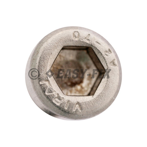 Şurub cap cilindric DIN 912 M 3x40/18 Inox A2 - SW 2,5 (500 buc)