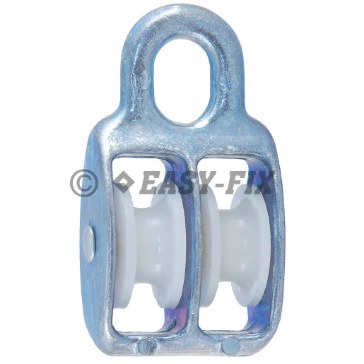 Scripete cu două role Nylon -  7/25mm