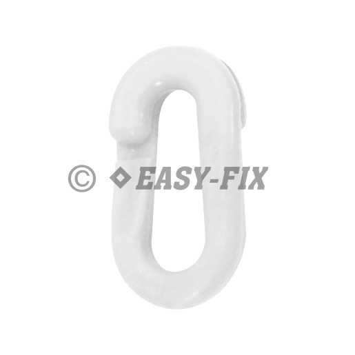 Za pentru reparaţie lanţ Ø 6,0 mm - Plastic Alb (4 buc)