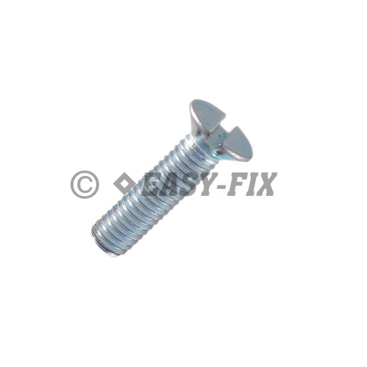 Şurub cap înecat DIN 963-4.8 - M 4x 8 ZA  (-) (1.000 buc)