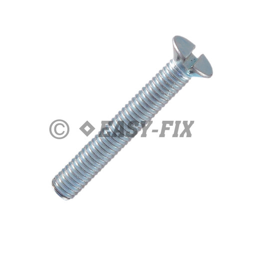 Şurub cap înecat DIN 963-4.8 - M 4x25 ZA  (-) (500 buc)