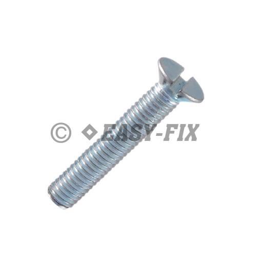 Şurub cap înecat DIN 963-4.8 - M 5x25 ZA  (-) (500 buc)