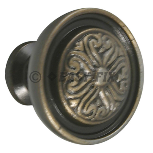 Buton metalic 485.07 - Ø30x24 - Alamit Antic