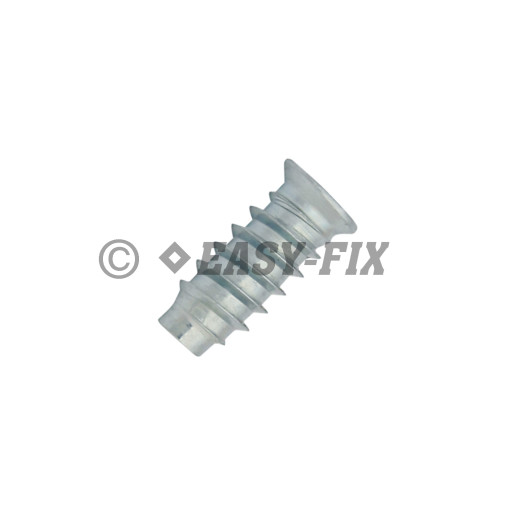 Euroşurub cap înecat Dk 7,2mm - 6,3x15 PZ2 Zincat Alb (100 buc)
