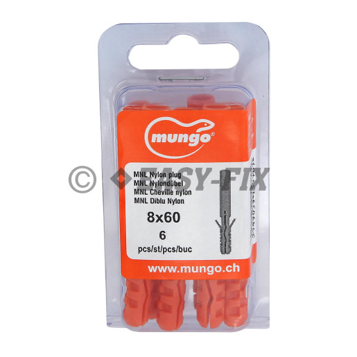 Diblu Mungo din Nylon MNL - Ø 8 x65 mm