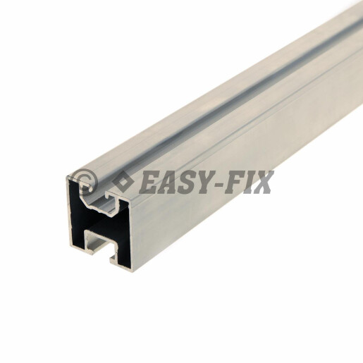 Profil panouri fotovoltaice pentru piulita cu bila 40x40mm - Auminiu - 2,4m - Pofil tip A