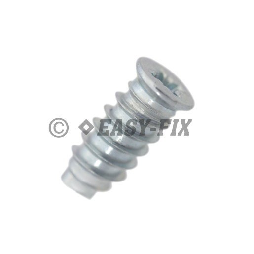 Euroşurub cap înecat Dk 7,2mm - 6,3x19 PZ2 Zincat Alb (500 buc)