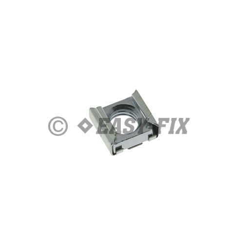 Piuliţă în colivie P12,3x12,3mm H0,7-1,7mm M10 Zincată Alb (100 buc)