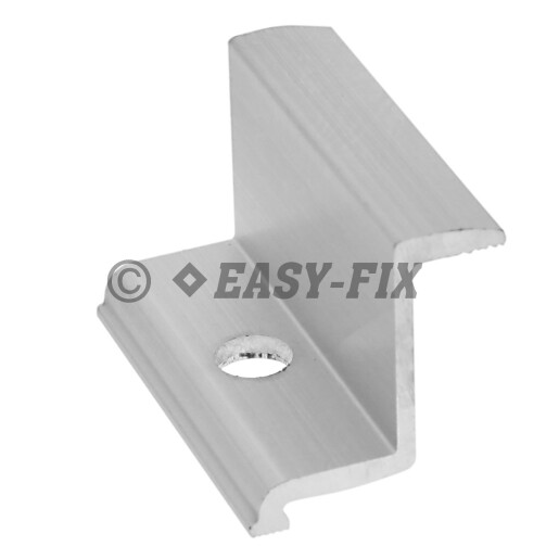 Clema capat pentru fixare module fotovoltaice h 30x50mm - Aluminiu - 4 buc/ punga