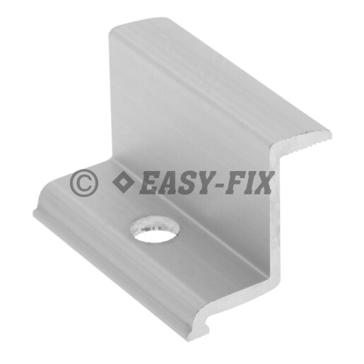 Clema capat pentru fixare module fotovoltaice h 30x50mm - Aluminiu - 4 buc/ punga