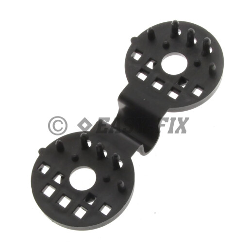 Clips mic pentru plasa umbrire D 35mm - 20 bucati/ punga - Negru 