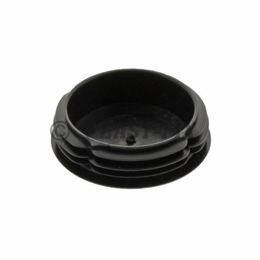 Capac plastic pentru teava rotunda  D 26,9 mm (3/4") -  Negru