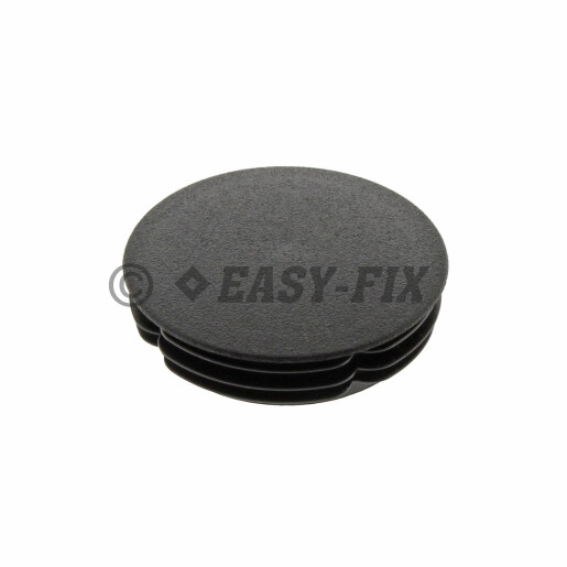 Capac plastic pentru teava rotunda  D 48,3 mm (1-1/2") - Negru