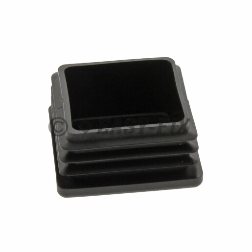 Capac plastic pentru teava patrata  80 x 80 mm - Negru