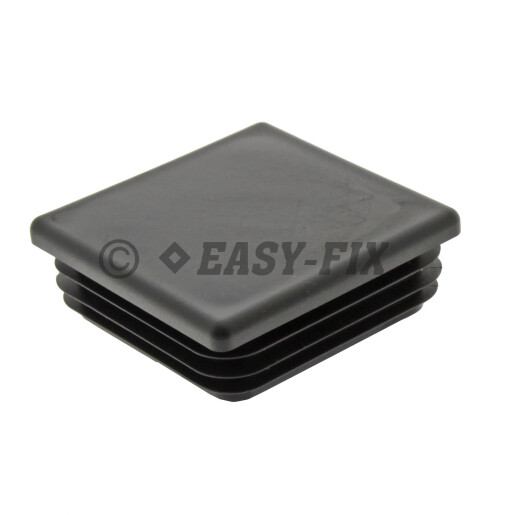 Capac plastic pentru teava patrata 100 x100 mm - Negru