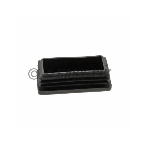 Capac plastic pentru teava rectangulara  30 x 20 mm - Negru