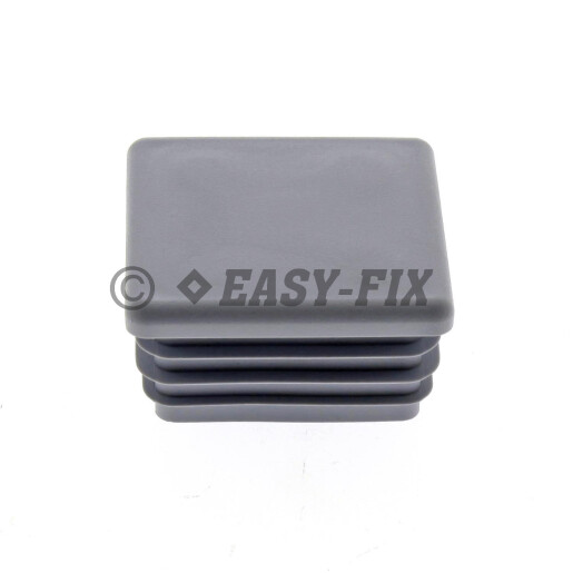 Capac plastic pentru teava patrata  50 x 50 mm - Gri RAL 7024