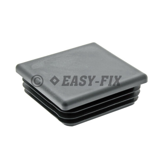 Capac plastic pentru teava patrata 100 x100 mm - Gri RAL 7024