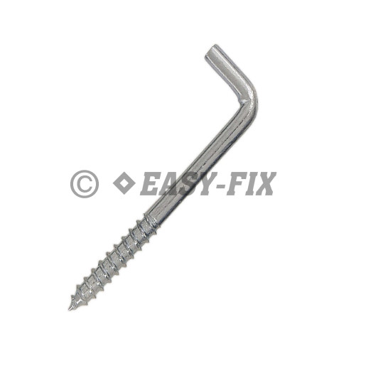 Agăţător cu filet pt lemn tip L - Ø4,5x 50x14 ZA (100 buc)