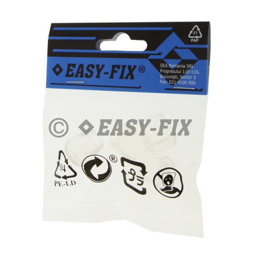 Protectie pentru picior metalic scaun Ø12mm - Transparent (4 bucati)