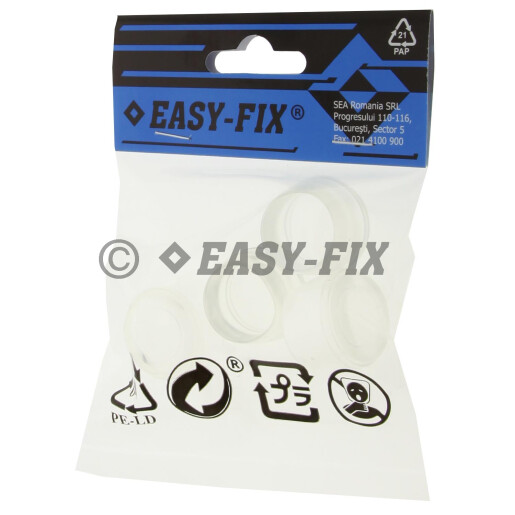 Protectie pentru picior metalic scaun Ø20mm - Transparent (4 bucati)