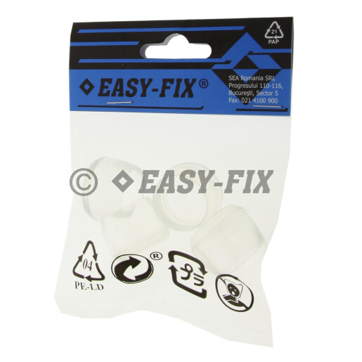 Protectie pentru picior metalic scaun Ø22mm - Transparent (4 bucati)