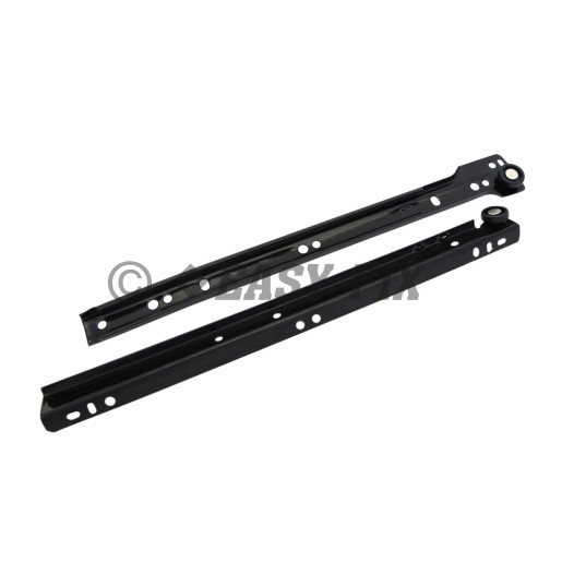 Sină glisare sertare 450mm Neagră