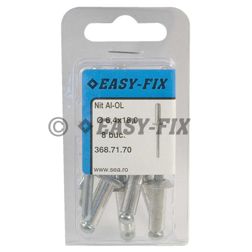 Nituri POP standard AL/Oţel - Ø 6,4x18,0 mm -SRC