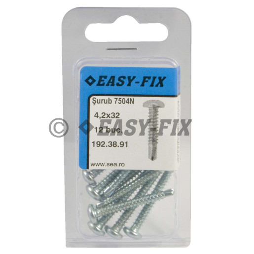 Şurub autoforant cap bombat DIN 7504N - 4,2x32 ZA PH2