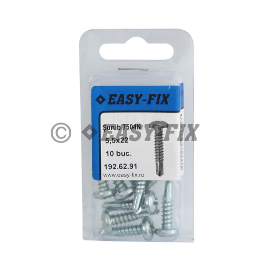 Şurub autoforant cap bombat DIN 7504N - 5,5x 22 ZA PH3