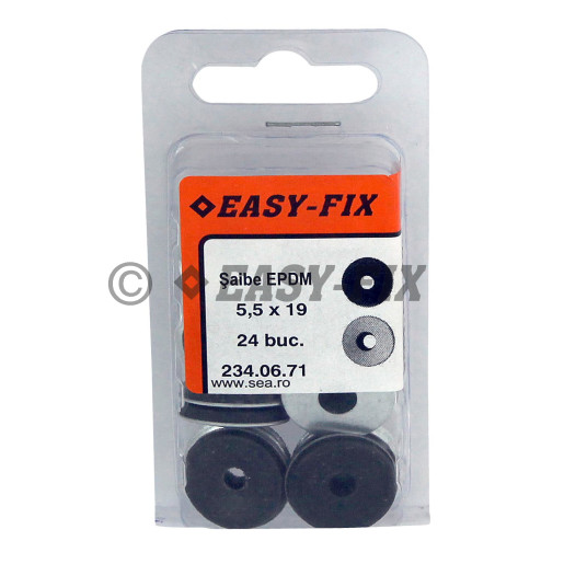 Şaibă oţel/cauciuc EPDM tip ( - 5,5x19 ZA