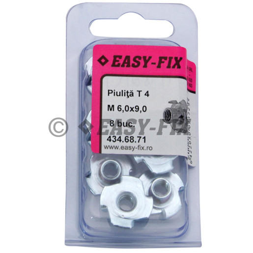 Piuliţă cu gheare M 6 x 9,0 - ZA