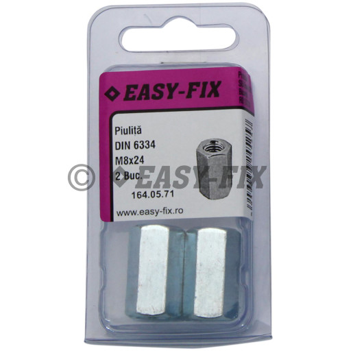 Piuliţă hexagonală de cuplare DIN 6334-6  M 8x24 ZA