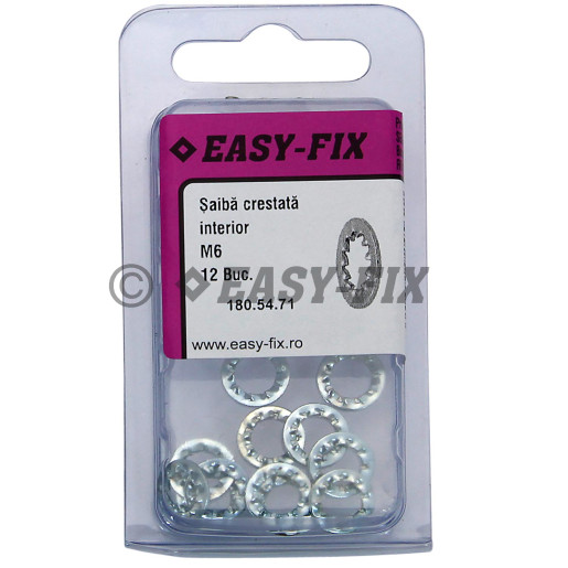 Şaibe elastice crestate int DIN 6798 J - M  6 ZA