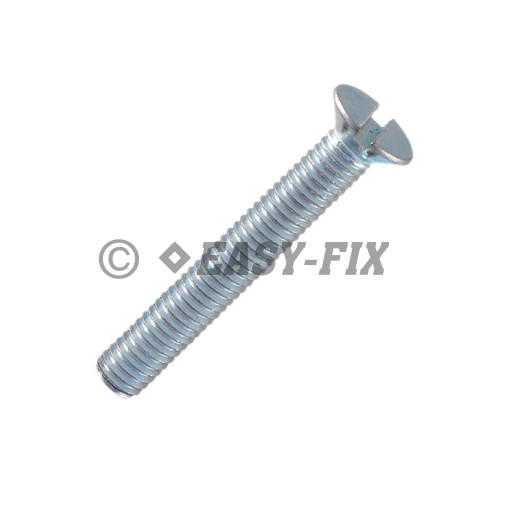 Şurub cap înecat DIN 963-4.8 - M 3x30 ZA  (-) (100 buc)