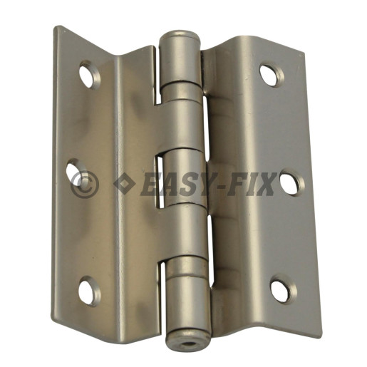Balama îngenunchiată pt uşă 44mm cu falt 88x75mm - Ni mat