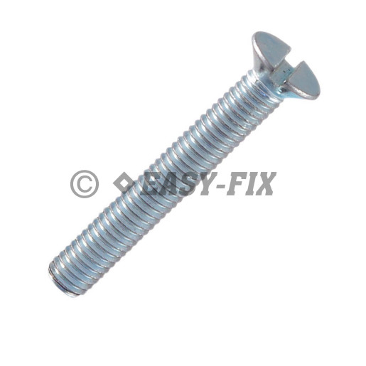 Şurub cap înecat DIN 963-4.8 - M 5x60 ZA  (-) (20 buc)