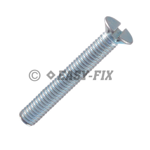 Şurub cap înecat DIN 963-4.8 - M 6x 40 ZA  (-) (20 buc)