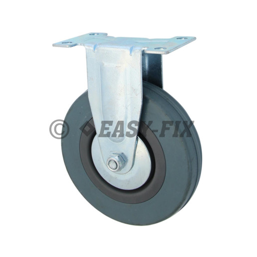 F-Roată cu placă fixă Ø 50x16 H= 72 - 20kg Gri