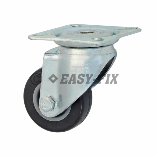 G-Roată cu placă rulment Ø 50x19 H= 70 - 50kg PU