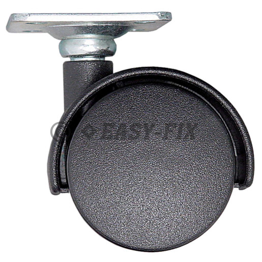 Rotilă Ø30 mm cu placă 30x30 mm - Negru