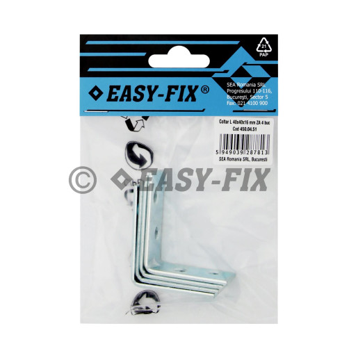 Colţar oţel tip L  40x 40x 16x2 mm ZA