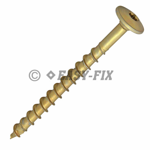 Şurub pentru dulgherie cap plat HECO-TOPIX  8x360 ZG TX40 (50 buc)