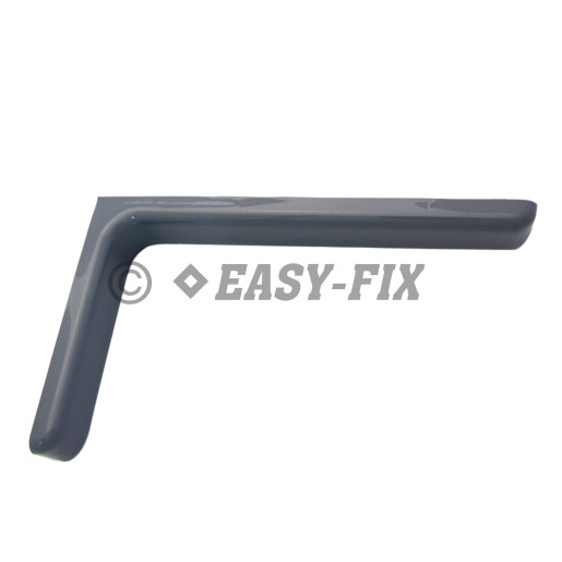 Consolă metalică L pt etajere 115x180mm - Gri