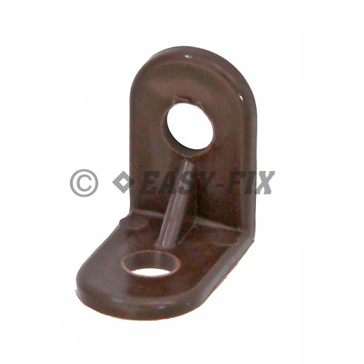 Element de fixare colt 21x21mm - pl Maro (25 buc)
