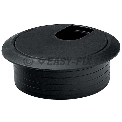 Trecere pentru cabluri Ø 60 mm H=20mm - Negră