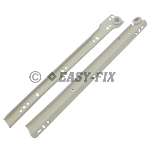 Sină glisare sertare 600mm Albă - FERRARI
