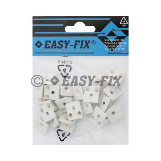 Element de fixare spate placaj - Alb