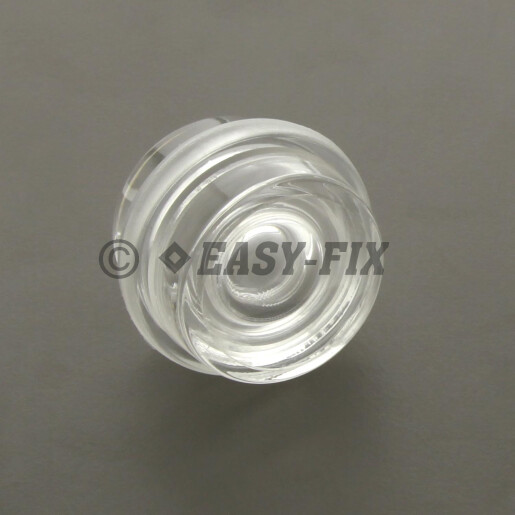 Opritor autoadeziv cilindric Ø30mm pentru usa protectie perete - Transparent