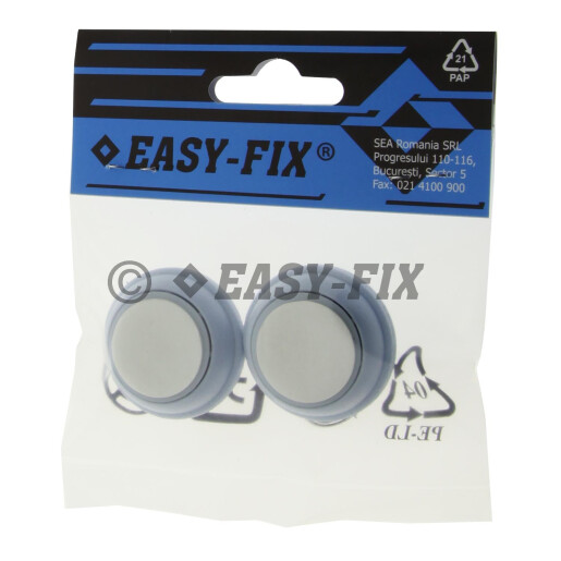 Opritor autoadeziv tip Macarons Ø25mm pentru usa protectie perete - Bleu